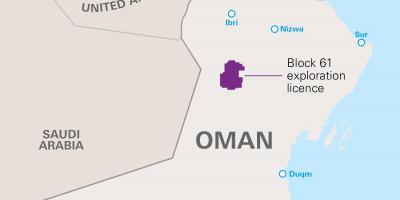نقشہ کے khazzan عمان