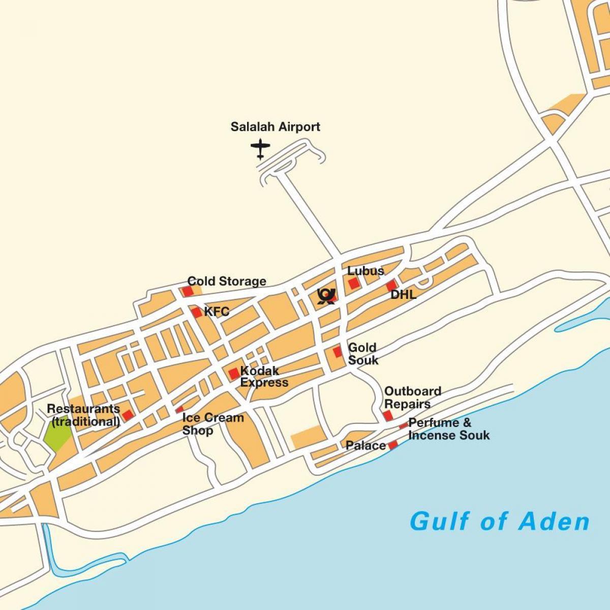 نقشہ کے salalah عمان