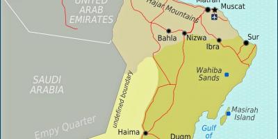 نقشہ کے duqm عمان