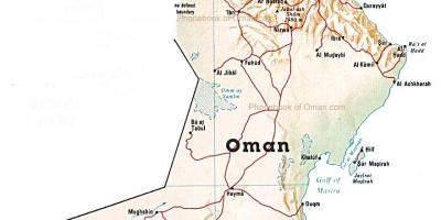 عمان ملک کا نقشہ