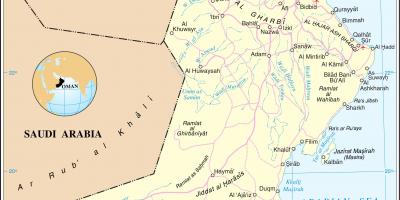 عمان سڑکوں کا نقشہ